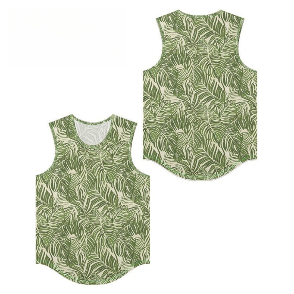 Summer Clothing Essentials Men - Męskie kamizelki Modne geometryczne boho nadruki