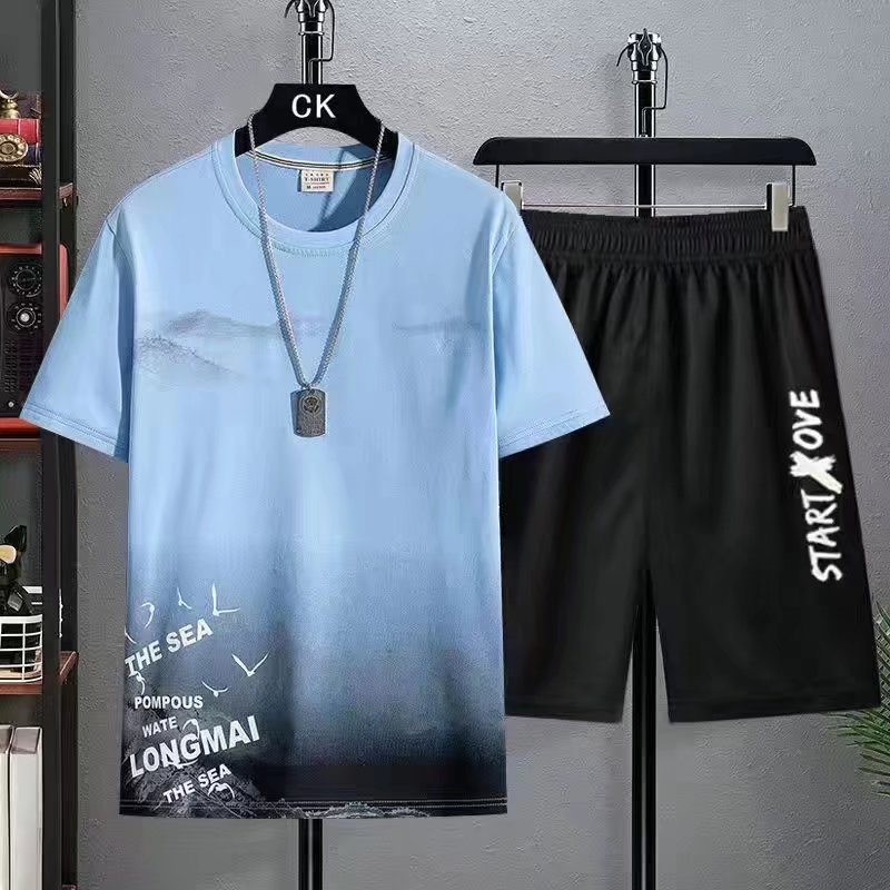 Summer Youth Clothing - Młodzieżowe szybkoschnące szorty, komplety męskie, letnie