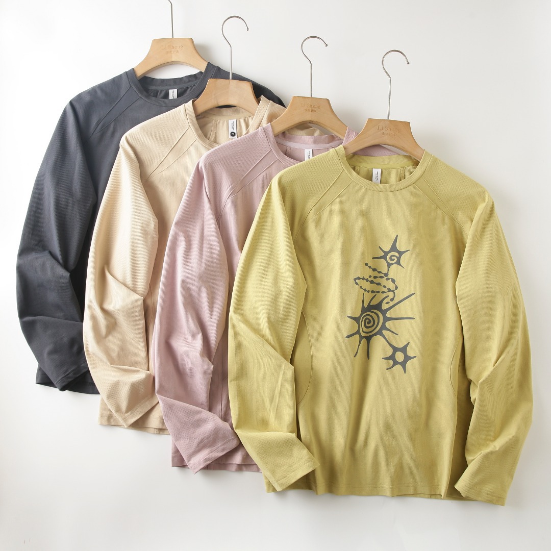 Summer Clothing Types - Unisexowa koszulka z długim rękawem, o