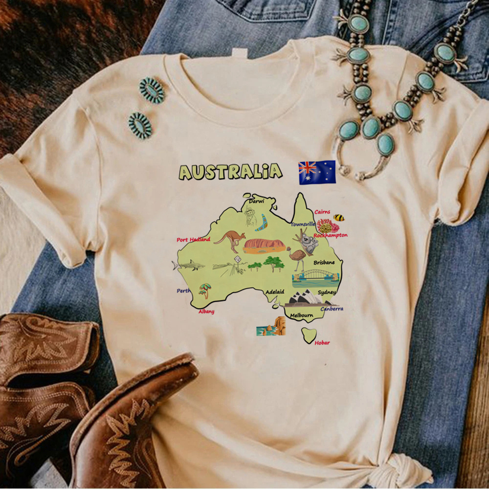 Summer Clothing Women Australia - Australia Koala tshirt kobiety Y2K koszulki