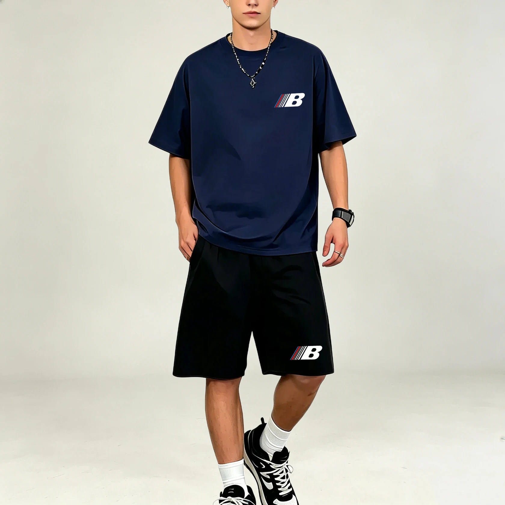 Summer Clothing Outfits - Odzież męska: Koszulki i T-shirty, 2-częściowy
