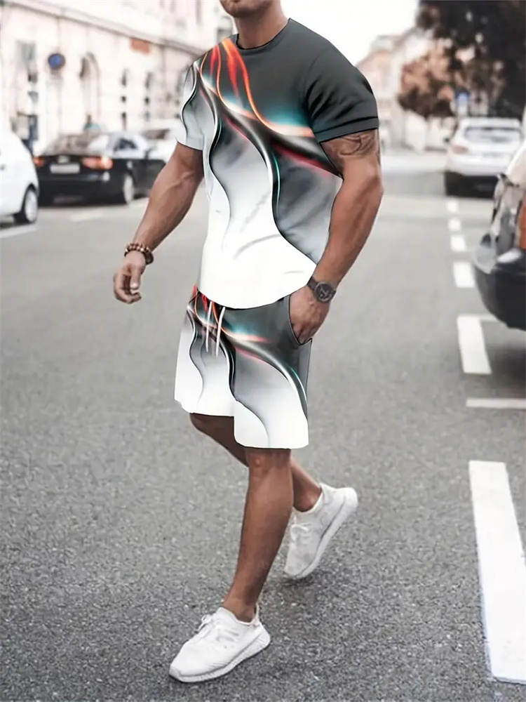 Męski Damski Gradientowy T-shi – Summer Clothing Clearance recenzja i cena