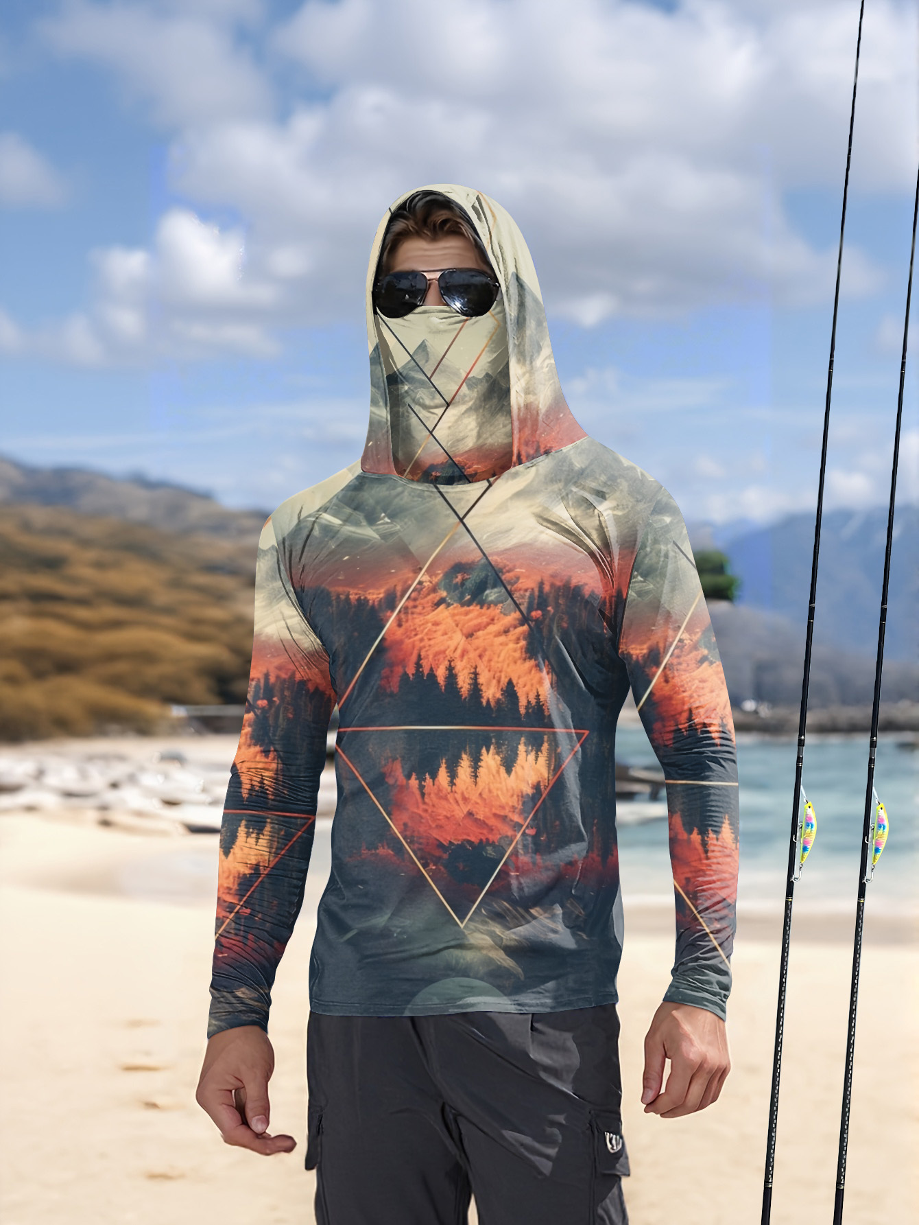 Męska bluza wędkarska z kaptur – Summer Clothing Types recenzja i cena