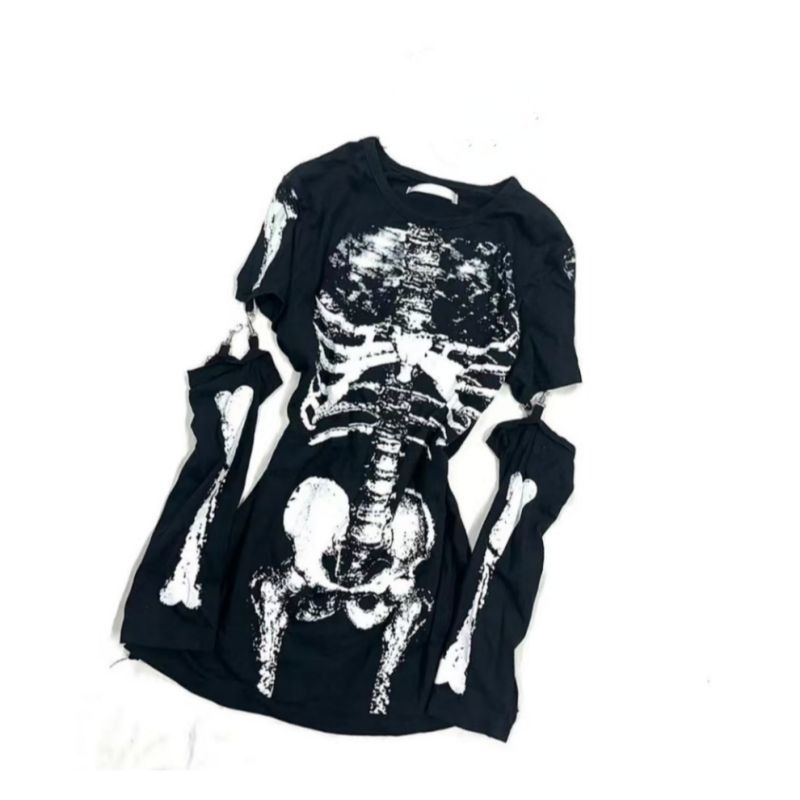 Gotycka koszulka z grafiką szk – Summer Goth Clothing recenzja i cena