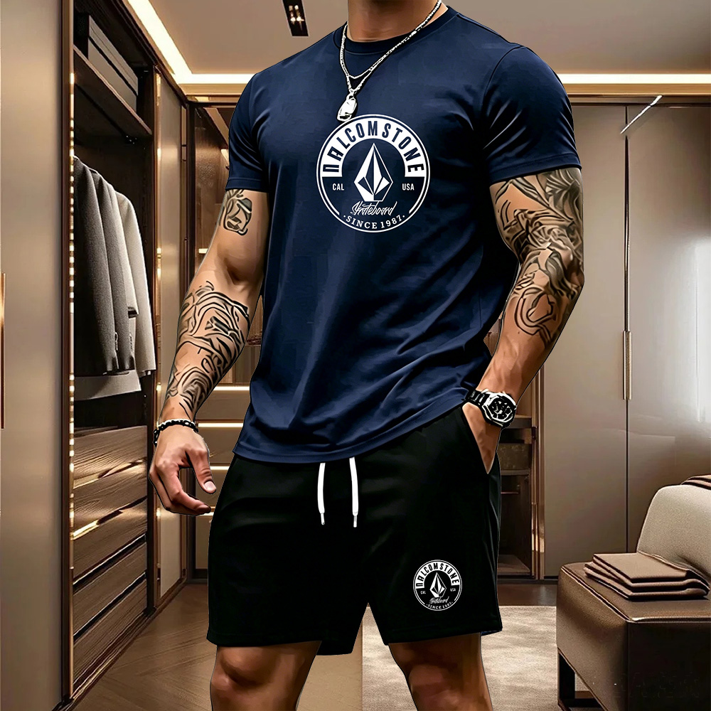 Męski sportowy zestaw casualow – Summer Clothing Outfits recenzja i cena