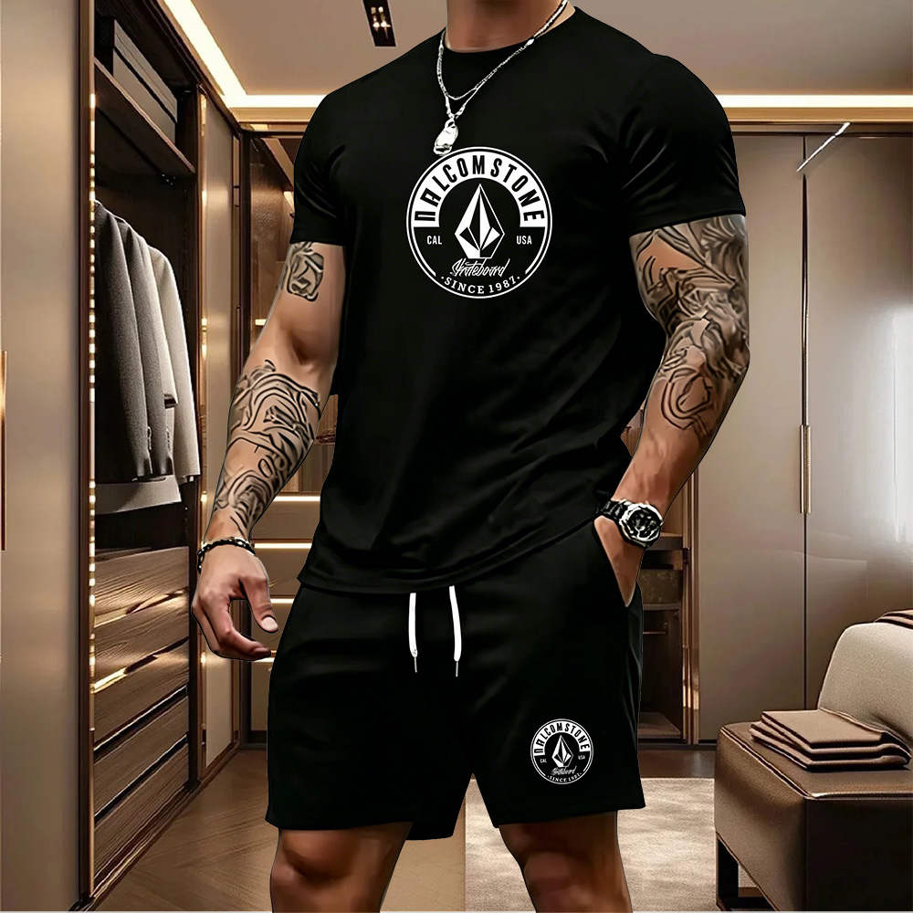 Męski sportowy zestaw casualow – Summer Clothing Outfits recenzja i cena