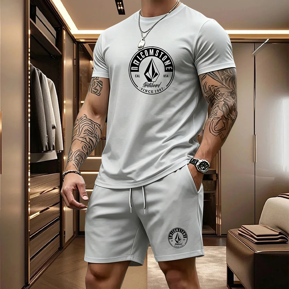 Męski sportowy zestaw casualow – Summer Clothing Outfits recenzja i cena