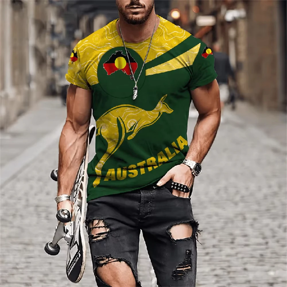Męskie koszulki z grafiką Aust – Summer Clothing Women Australia recenzja i cena