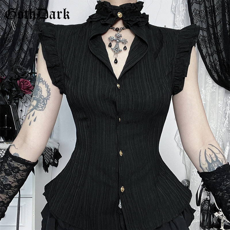 Gotyckie, mroczne bluzki koszu – Summer Goth Clothing recenzja i cena