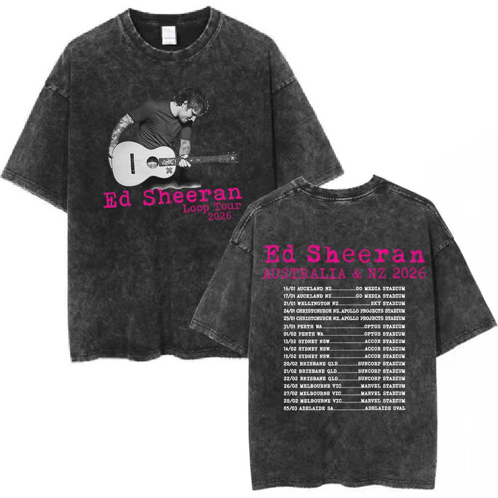 Koszulka Ed Sheeran Loop Tour  – Summer Clothing Women Australia recenzja i cena
