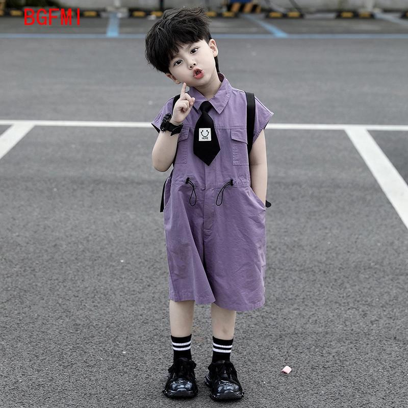 Dziecięce letnie szorty ogrodn – Summer Clothing Kids Boys recenzja i cena