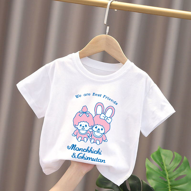 Koszulki dla dzieci Monchhichi – Summer Clothing Kids Boys recenzja i cena