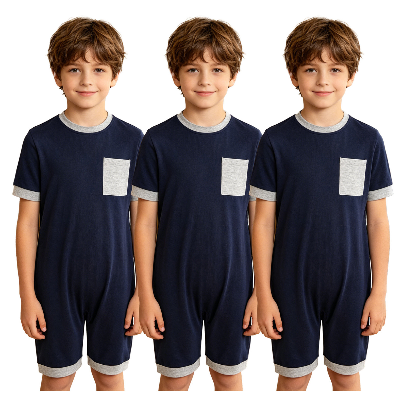 3 szt. Dziecięce kombinezony d – Summer Clothing Kids Boys recenzja i cena