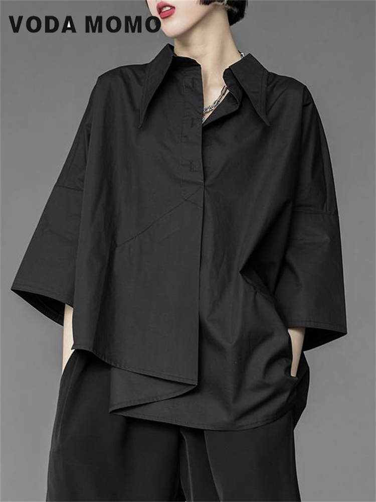 Y2K damskie luźne letnie topy  – Summer Goth Clothing recenzja i cena