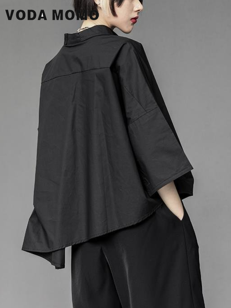 Y2K damskie luźne letnie topy  – Summer Goth Clothing recenzja i cena